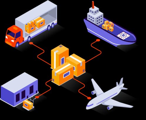 Imagen ilustrativa aviones y paqueteria